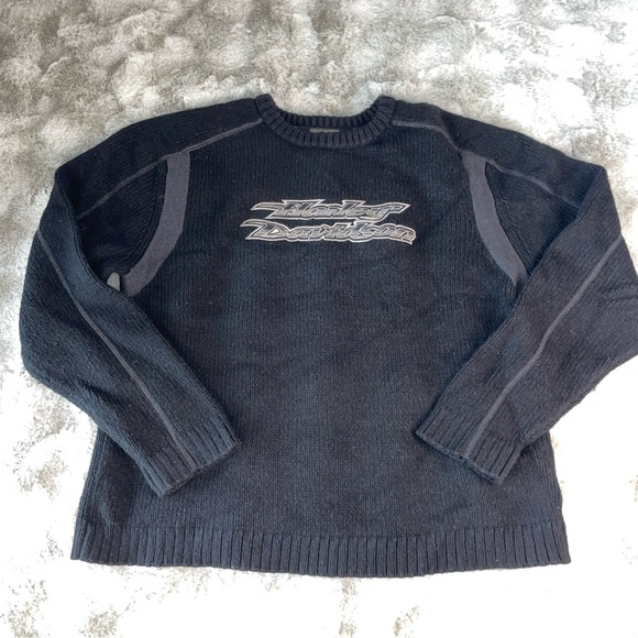 Harley-Davidson Other - Harley-Davidson Black Crewneck Sweater